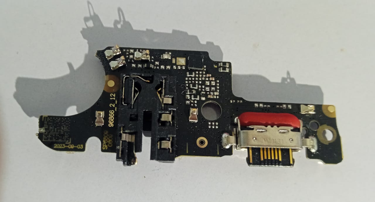 Moto G64 Charging Port Connector Board Flex by Zeespares.in Moto G64 Charging Port Connector Board Flex by Zeespares.in